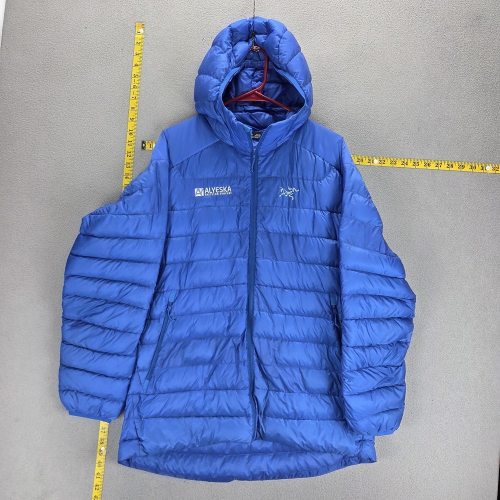 Arc'teryx Jacket Mens XL Blue Cerium LT Hoody Full Zip Hooded Puffer Insulated